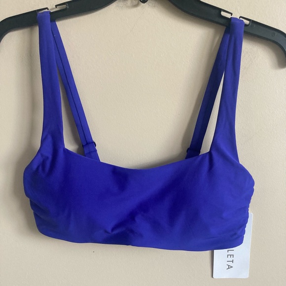 Athleta Other - NWT-Athleta Bra Cup Square Neck Bikini Top, Size 34B/C